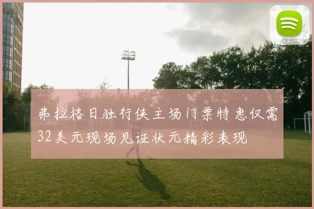 弗拉格日独行侠主场门票特惠仅需32美元现场见证状元精彩表现